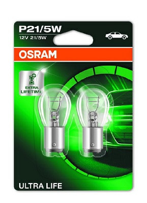 SET 2 BECURI 12V P21/5W ULTRA LIFE BLISTER OSRAM 35284