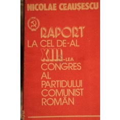 NICOLAIE CEAUSESCU-RAPORTUL COMITETULUI CENTRAL CU PRIVIRE LA ACTIVITATEA PCR-1984