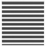 Jaluzea tip zebra neagra latime tesatura 140,9 cm poliester
