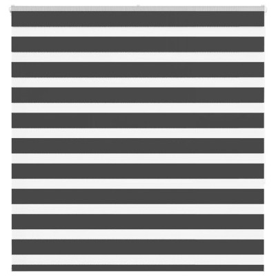 Jaluzea tip zebra neagra latime tesatura 140,9 cm poliester foto