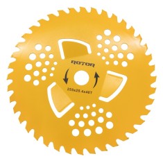 Disc motocoasa 40T cu vidia si aripioare 255x25,4x1,5 mm Rotor