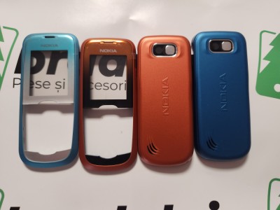Carcasa Compatibila pentru Nokia 2600c portocalie , Kit Complet foto