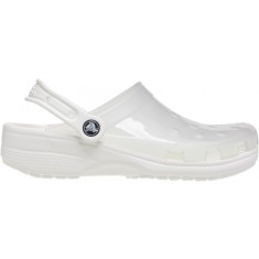 Saboti Crocs Classic Translucent Clog Alb - White