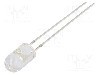 Dioda LED, 5mm, alb rece, 8,5...10lm, 30mA, 2,9...3,4V, OPTOSUPPLY - OSW44P5E31B