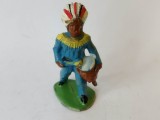 bnk jc Figurine de plastic - Cyrnos - indian cu toba