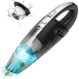 Aspirator auto wireless portabil, 120W, filtru HEPA, reincarcabil USB, aspirare uscata si umeda, cu acumulator, ProCart