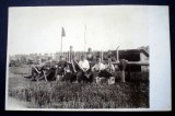 P.223 FOTOGRAFIE CP MILITARI ROMANI ARTILERIE, Alb-Negru, Romania 1900 - 1950, Militar