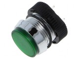 Lampă LED plată verde 24-28VDC &Oslash;16mm IP67