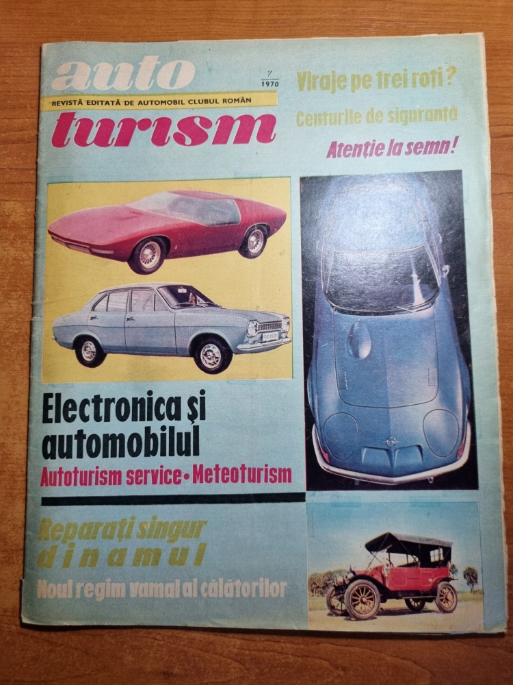 revista autoturism iulie 1970dacia 1100 arhiva Okazii.ro