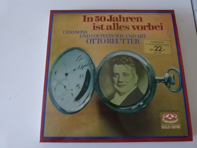Chansons- Otto Reutter, 2 vinil foto