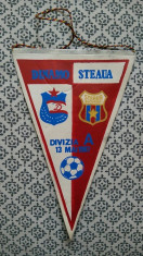 Fanion Dinamo Steaua 1987 foto