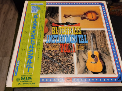 Vinil LP &amp;quot;Japan Press&amp;quot; Various &amp;ndash; Bluegrass Instrumental Vol. 1 -PROMO- (EX) foto