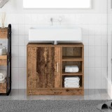 vidaXL Servantă pentru Chiuvetă Lemn Vechi 63x29x55 cm Lemn Ingineresc