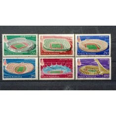 Romania 1979 - stadioane olimpice, serie stampilata