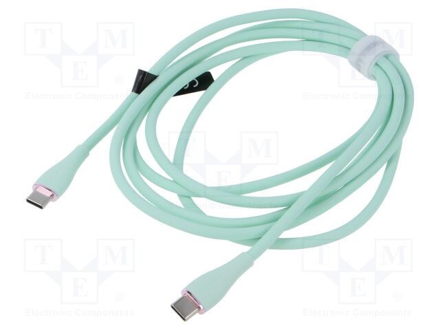 Cablu USB 2.0 USB-C VENTION 2m verde nichelat