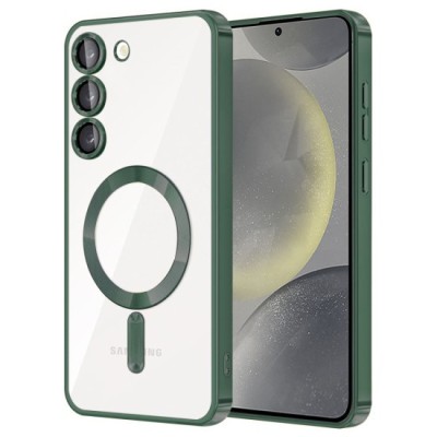 Husa pentru Samsung Galaxy S23 Plus - Techsuit Luxury Crystal MagSafe - Deep Green foto