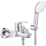 Baterie cada Grohe Eurosmart 25276003, aparenta, set dus, crom