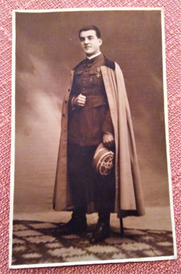 Ofiter roman decorat - Fotografie datata 1925 foto