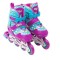 Role din aluminiu albastru fucsia