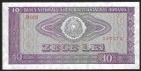 ROMANIA 10 LEI 1966 [2] P - 94 , XF+