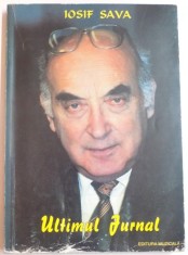 ULTIMUL JURNAL de IOSIF SAVA , 1998 foto