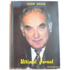 ULTIMUL JURNAL de IOSIF SAVA , 1998
