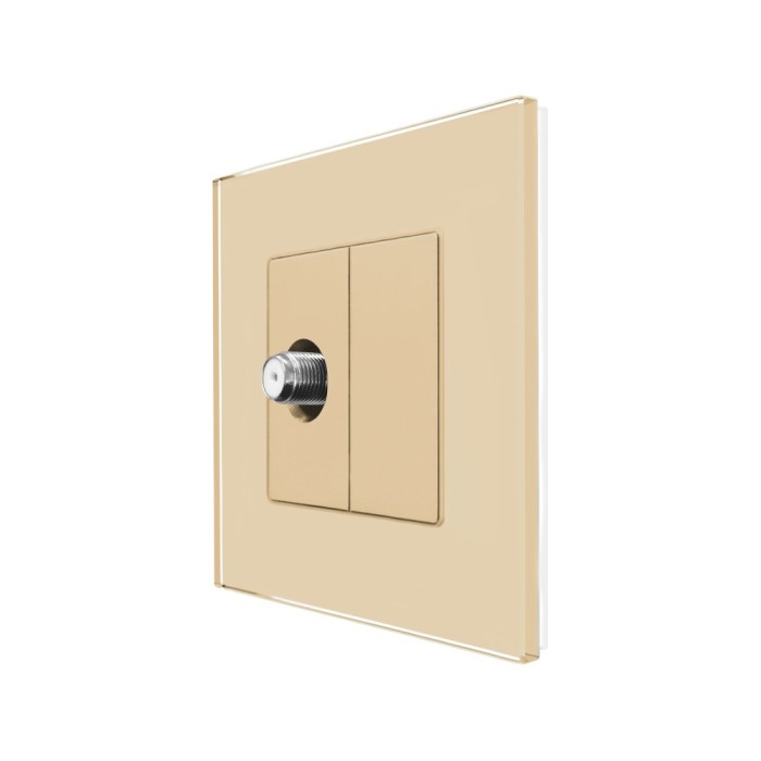 Priza TV Satelit cu Rama din Sticla LUXION SmartElectro IntelligentHouse