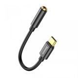 CABLU ADAPTOR Baseus, USB Type-C to Jack 3.5mm, lungime 10.5cm, negru &amp;quot;CATL54-01&amp;quot;