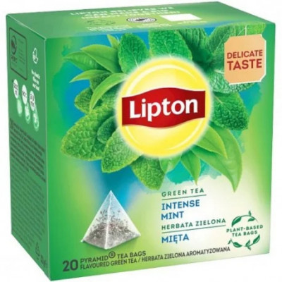 Ceai Verde Cu Menta, Lipton, 20 x 1.2g foto