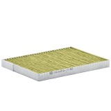 Filtru Polen Antibacterian Mann Filter Renault Koleos I, Filtru habitaclu carbon activ, 251x162x20 mm