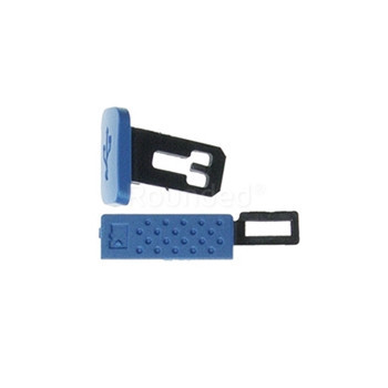 Nokia 5320 Xpress Music Cover Set Door Set albastru incl. USB Door ro Memory Card Door foto