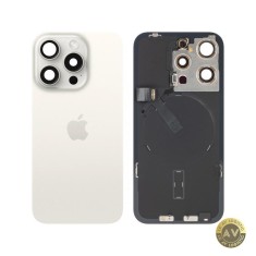 Capac Baterie Apple iPhone 15 Pro Alb (White Titanium) Swap