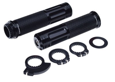 Set mansoane moto 642, culoare negru cu capat Cod Produs: MX_NEW AW566067 foto