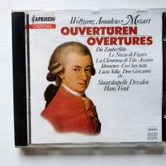 CD: Mozart – Ouverturi: Nunta lui Figaro, Don Giovanni, Casi Fan Tutte, etc