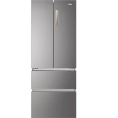 Combina frigorifica French Door, HAIER HB17FPAAA, 4 usi, compresor inverter, clasa E, Total No Frost (air surround), 446 L, H 190 cm, My Zone, display