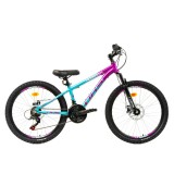 Cumpara ieftin Bicicleta Copii Dhs Terrana 2423 - 24 Inch, Albastru/Violet Ultimate FactoryBikes