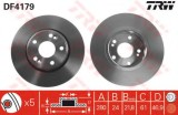Disc frana RENAULT LAGUNA II (BG0/1) (2001 - 2016) TRW DF4179