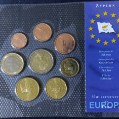Euro set - Cipru 2008 de la 1 cent la 2 euro, 8 monede