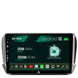 Cumpara ieftin Navigatie Peugeot 208 2008 (2012+), Android 12, A-Octacore 2GB RAM + 32GB ROM, 10.1 Inch - AD-BGA10002+AD-BGRKIT258