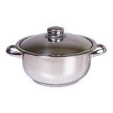 Oala inox Cocinera Zilan, 12 l, nr 30, capac inox, Zilan Floria