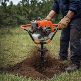 Motoburghiu pamant foreza 73cc 8CP + burghiu 150 mm WAINER EA3