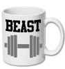 Cana alba personalizata &quot; The Beast &quot;, INOVATIX&reg;. 330ml, Oem