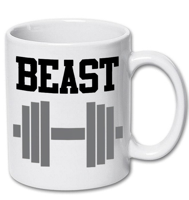 Cana alba personalizata &quot; The Beast &quot;, INOVATIX&reg;. 330ml