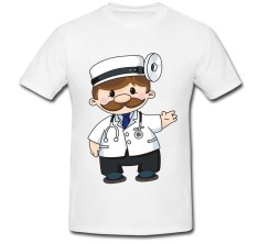 Tricou &amp;quot; Funny doctor cartoon &amp;quot; foto