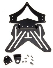 Suport numar moto &amp; atv, aluminiu, culoare negru, universal Cod Produs: MX_NEW AW56894