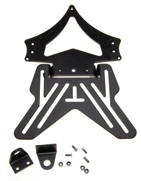 Suport numar moto &amp; atv, aluminiu, culoare negru, universal Cod Produs: MX_NEW AW56894