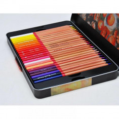 Creioane 24 culori caseta metalica Marco Fine Art foto