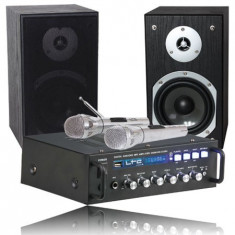 SET KARAOKE AMPLIFICATOR USB + 2 BOXE 2X35W foto