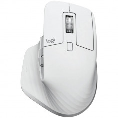 Mouse wireless Logitech MX Master 3S Performance pentru Mac, 8000 dpi, Pale Gray