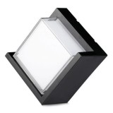 Lampa led 12w ip44 4000k alb neutru - negru, V-TAC